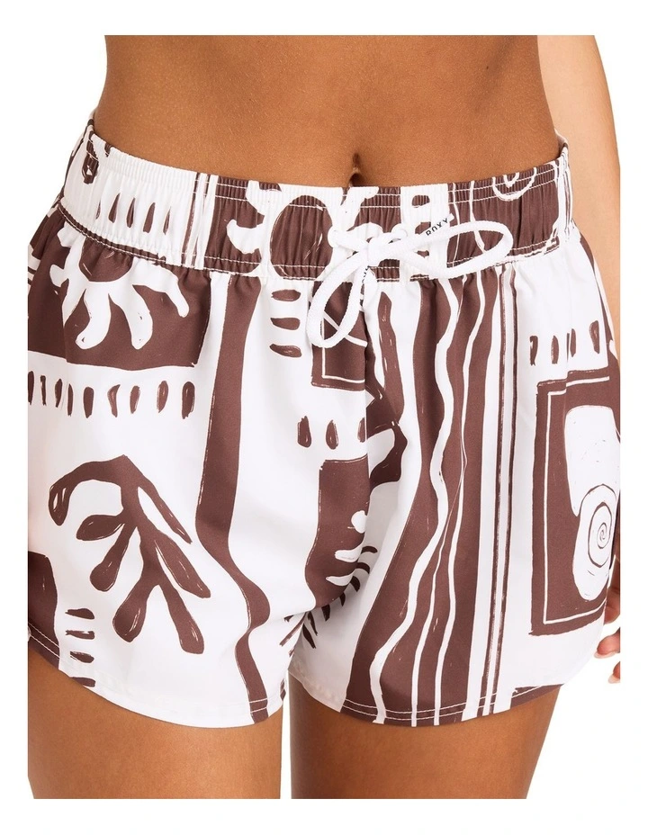 No Bad Waves 2 Inch Boardshorts In Coconut Milk image 4
