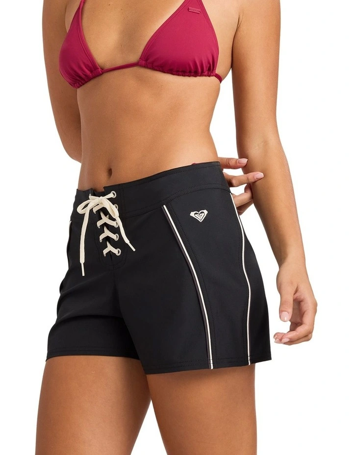 Heartland 3 Inch Boardshorts In Black image 3