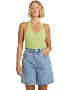 Breeze Bay Denim Shorts in Blue Fade
