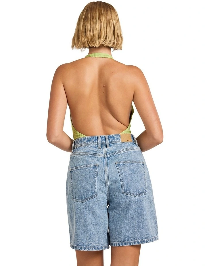 Breeze Bay Denim Shorts in Blue Fade image 2