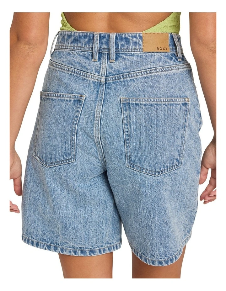 Breeze Bay Denim Shorts in Blue Fade image 4
