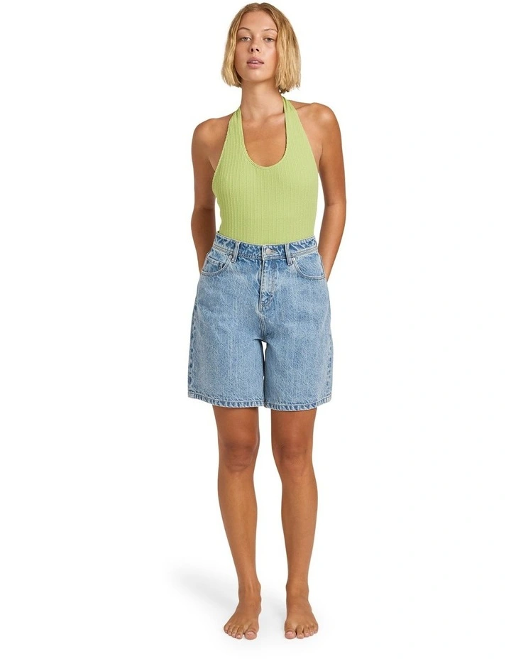 Breeze Bay Denim Shorts in Blue Fade image 5