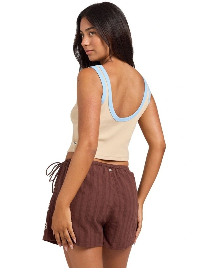Cowrie Tank Top In Pebble image 2