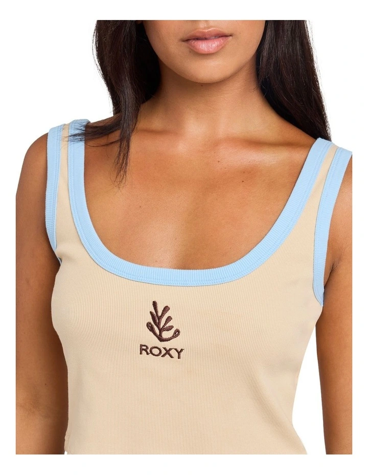 Cowrie Tank Top In Pebble image 4