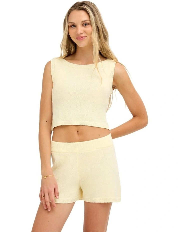 Golden Tank Top In Lemon Drop image 1