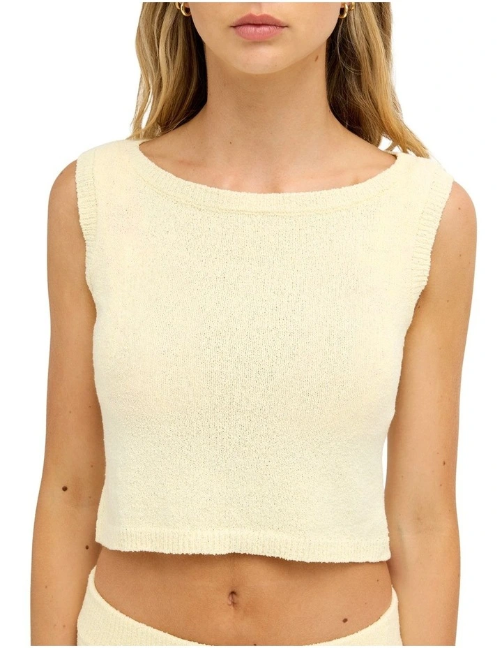 Golden Tank Top In Lemon Drop image 4