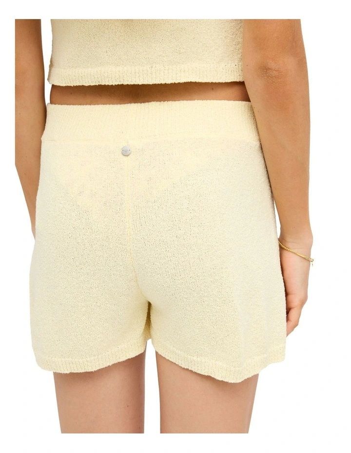 Golden Shorts In Lemon Drop image 4