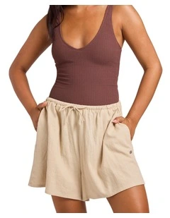 Lolani Shorts in Parchment