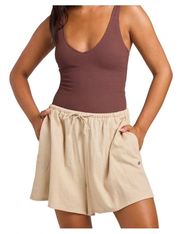 Lolani Shorts in Parchment image 1