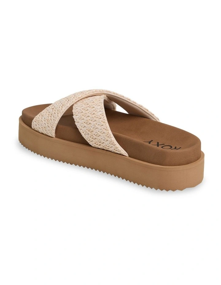 Syenna Platform Slides In Cream image 2