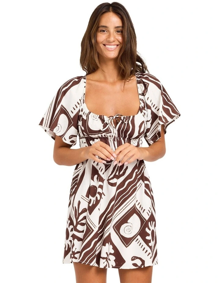 Cowrie Mini Dress In Coconut Milk image 1