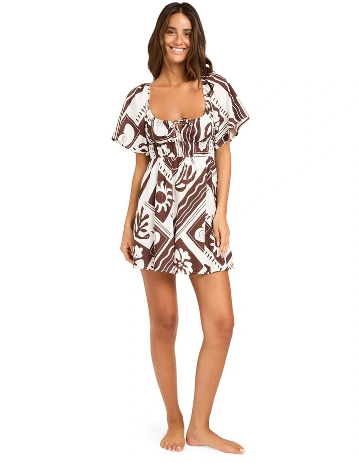 Cowrie Mini Dress In Coconut Milk image 5