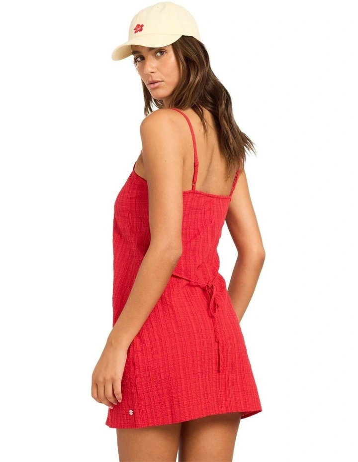 Sidney Slip Dress In High Risk Red image 2