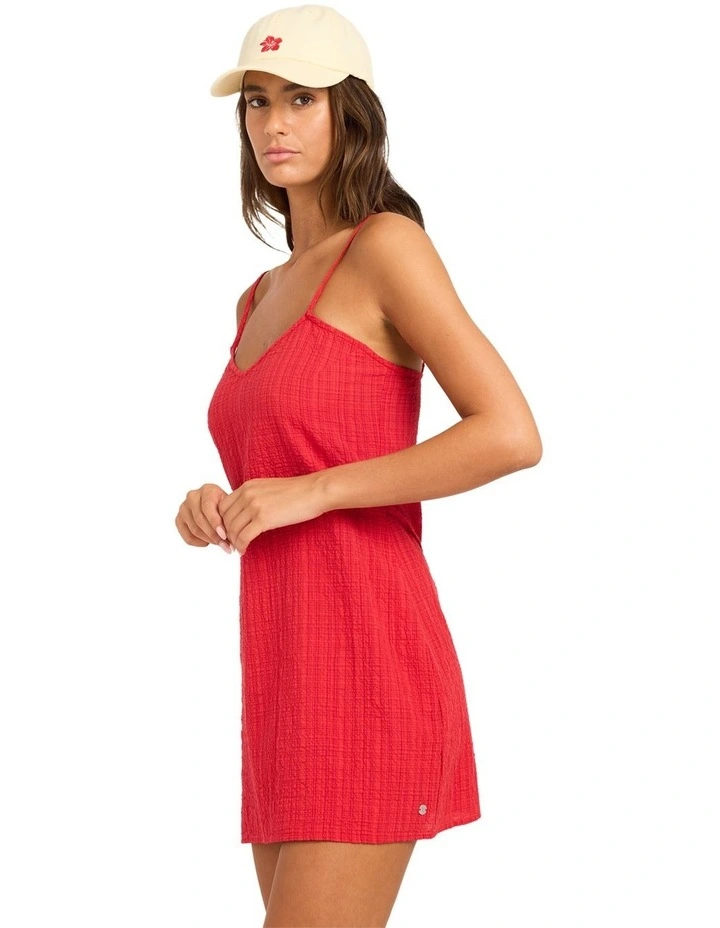 Sidney Slip Dress In High Risk Red image 3