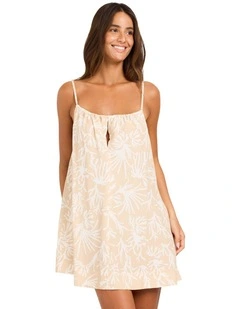 Coral Cove Tidal Cami Dress In Pebble