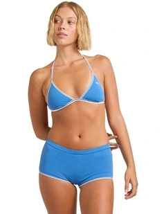 No Doubt Fixed Bikini Top In Cobalt