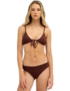 Roxy Love Triangle Bikini Top In Java