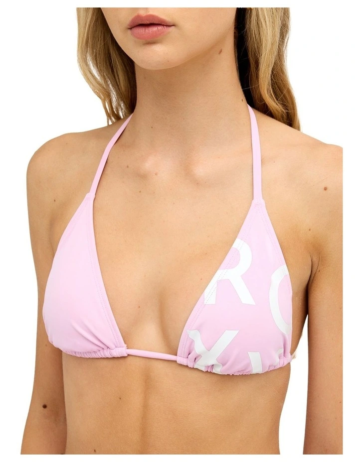 Corpo Tiki Tri Bikini Top In Pink Lavender image 4
