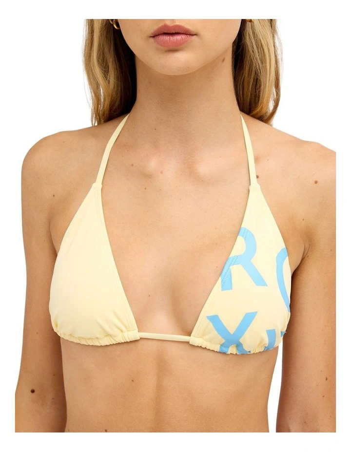 Corpo Tiki Tri Bikini Top In Lemon Drop image 4