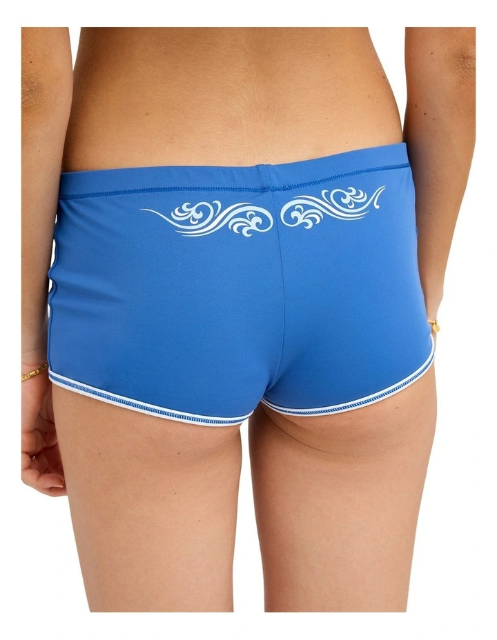 No Doubt Low Shorty Bikini Bottom In Cobalt image 4