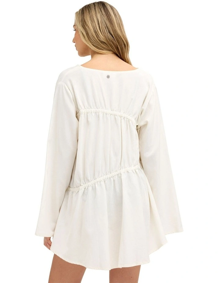 Kala Long Sleeve Top In Coconut Milk image 2