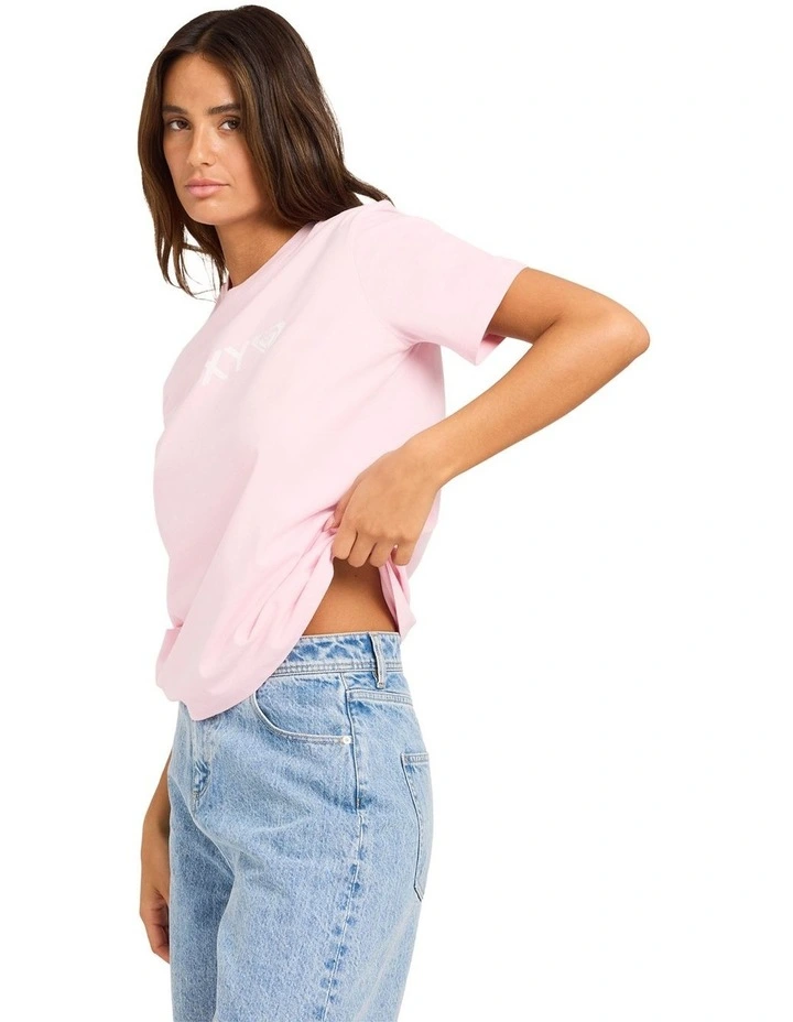 Ocean Road T-Shirt In Powder Pink image 3
