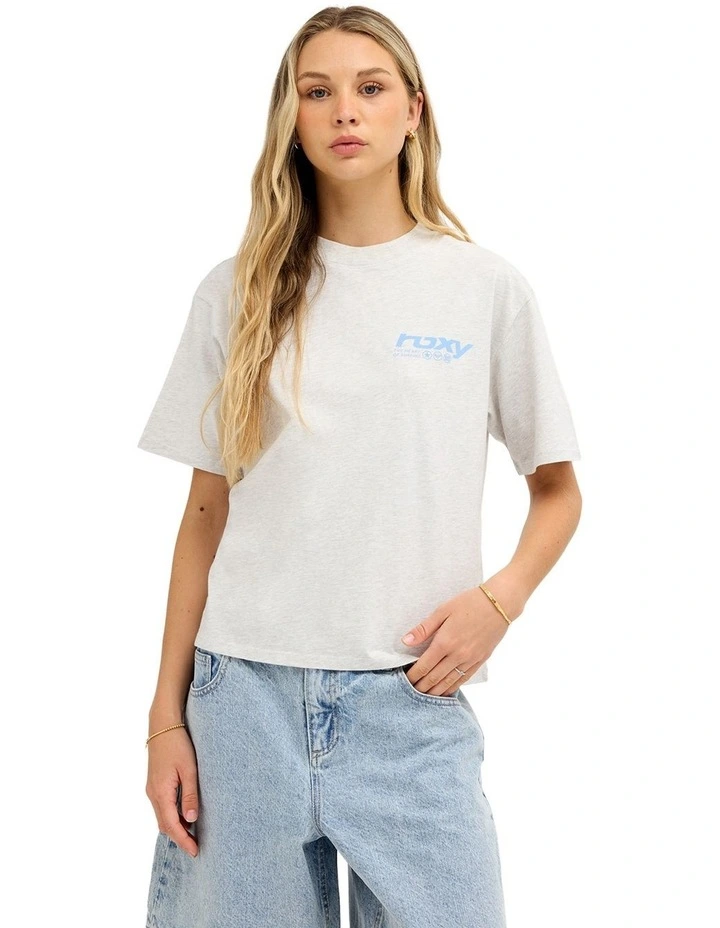 Heart Of Surfing T-Shirt In Snow Marle image 1