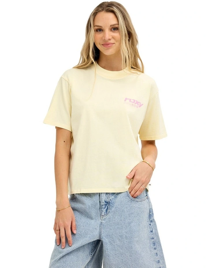 Heart Of Surfing T-Shirt In Lemon Drop image 1