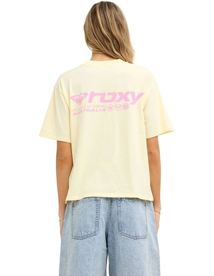 Heart Of Surfing T-Shirt In Lemon Drop image 2