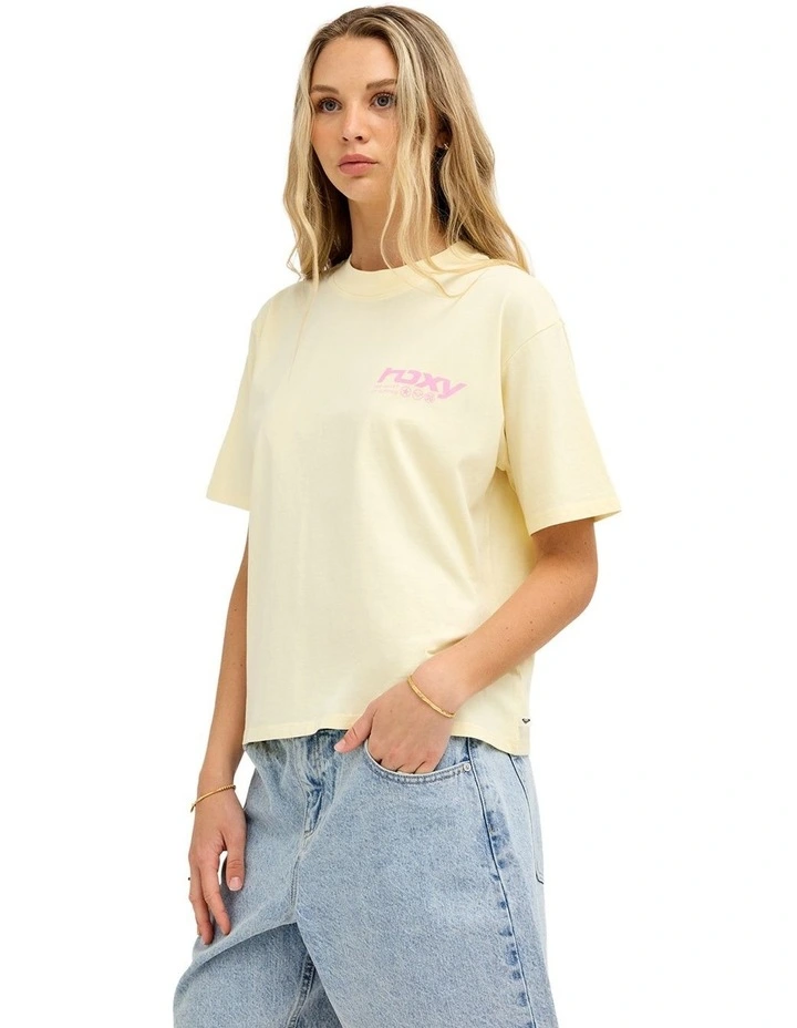 Heart Of Surfing T-Shirt In Lemon Drop image 3