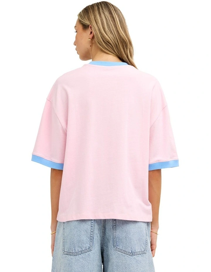 Sea Tribe T-Shirt in Powder Pink image 2