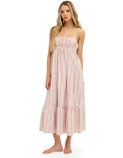 Sunshine Coast Maxi Dress In Beet Red