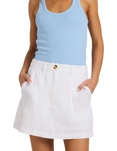 Close To You Skort In White