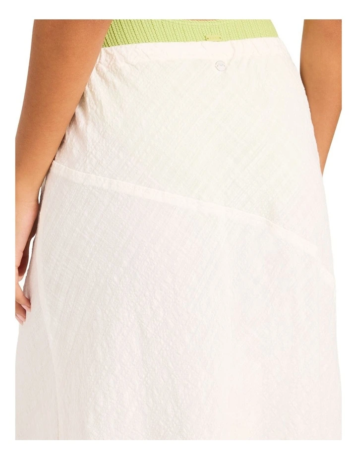 Maria Maxi Skirt In Cloud Dancer image 4