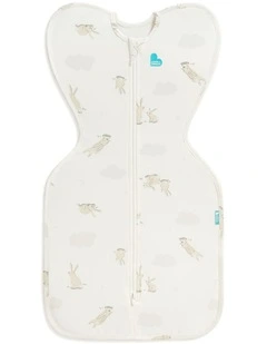 Swaddle Up 1.0T Stretch Cotton Cloud Bunnies White