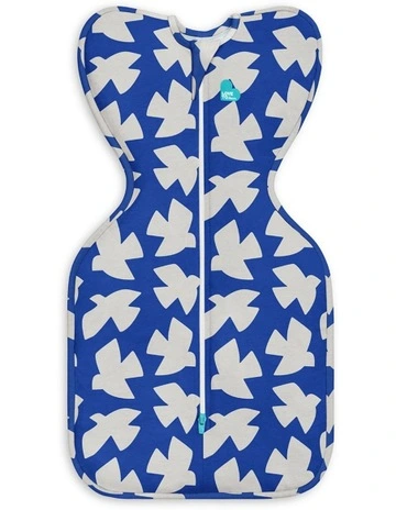 Stretch Cotton Paperbirds Swaddle Up 1.0T in Cobalt