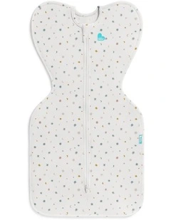Swaddle Up 0.2T Stretch Organic Cotton Starlight White