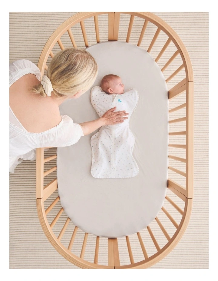 Swaddle Up 0.2T Stretch Organic Cotton Starlight White image 2