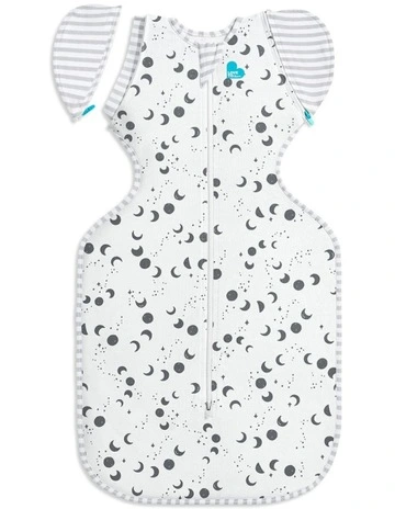 Swaddle Up Bamboo Lite Moonscape Bag in White