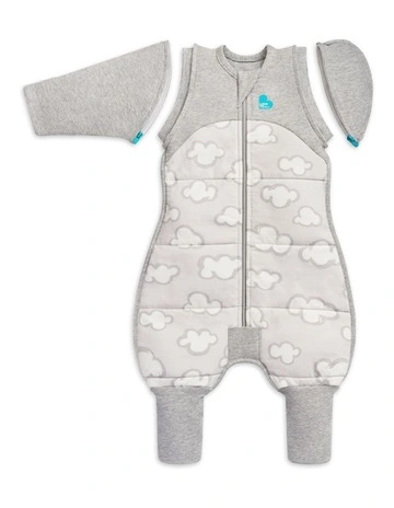 2.5T Quilted Stretch Cotton Daydream Transition Suit in Grey