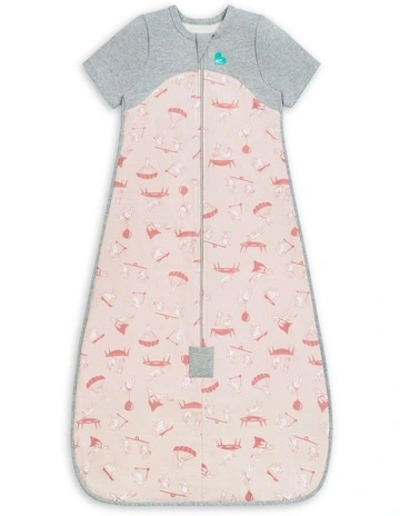 Organic Cotton Sleep Bag Short Slv Daredevil Bunny