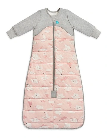 Quilted Stretch Cotton South Pole Sleep Bag 3.5T in Dusty Pink