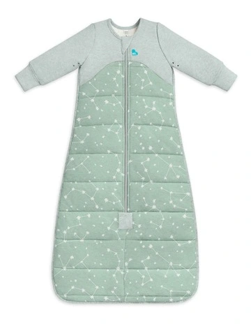 Quilted Stretch Cotton Stellar Sleep Bag 2.5T in Olive