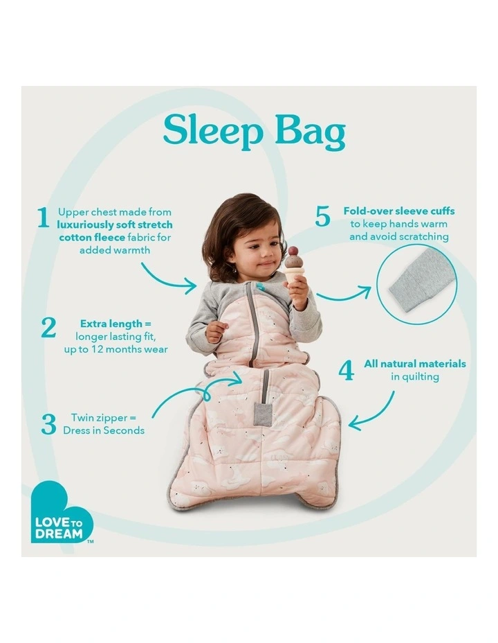 Sleep Bag 2.5T Quilted Stretch Cotton Stellar Olive image 4
