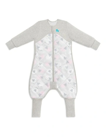 Organic Wool Sleep Suit 2.5T in Pink