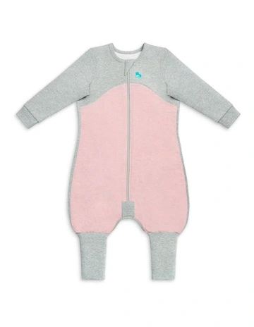 Long Sleeve Organic Cotton Sleep Suit 1.0T in Pink