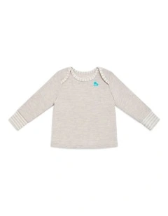 Long Sleeve Pyjama in Oatl Marle