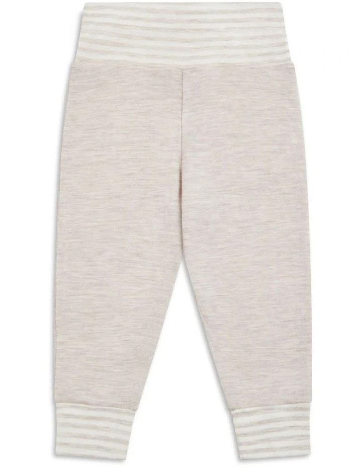 Long Sleeve Pyjama in Oatl Marle image 4