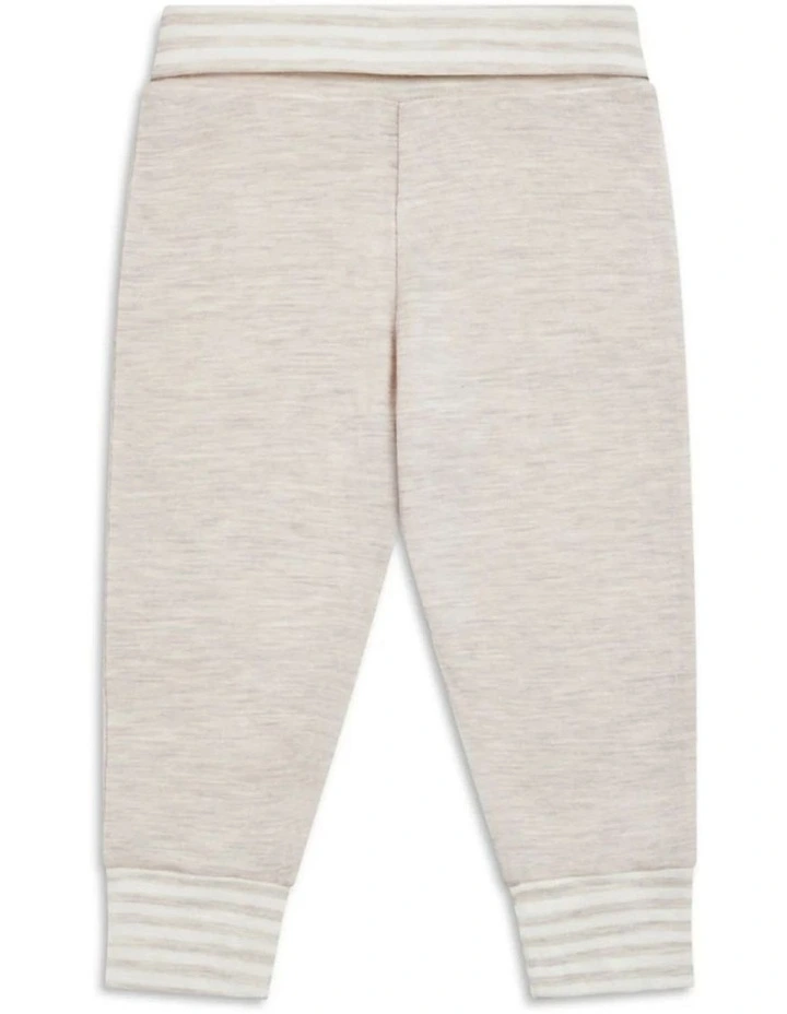 Long Sleeve Pyjama in Oatl Marle image 5