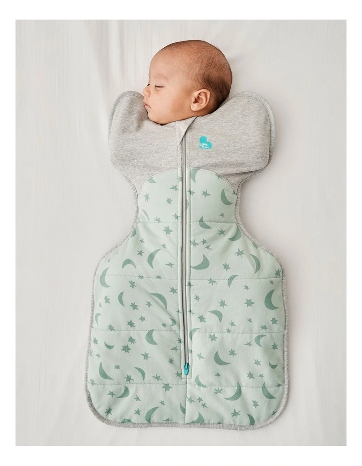 Swaddle Up 3.5T Quilted Stretch Cotton Moonlight Olive image 2